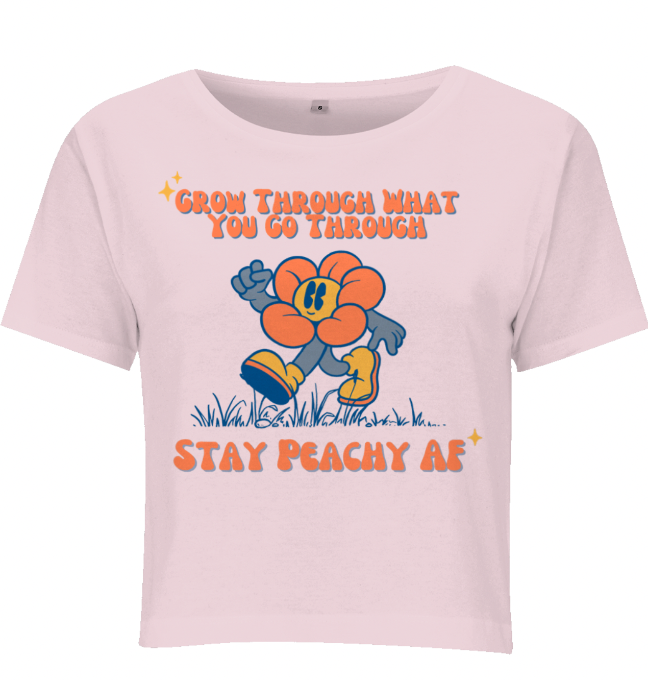 Grow Through What You Go Through Cropped T-shirt