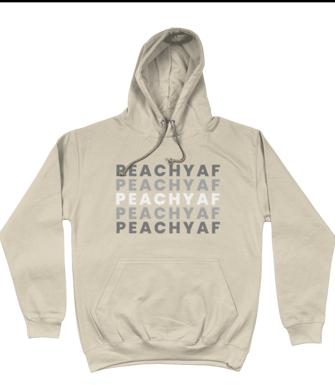 Peachy AF Hoodie - Wear Your Sobriety with Honour