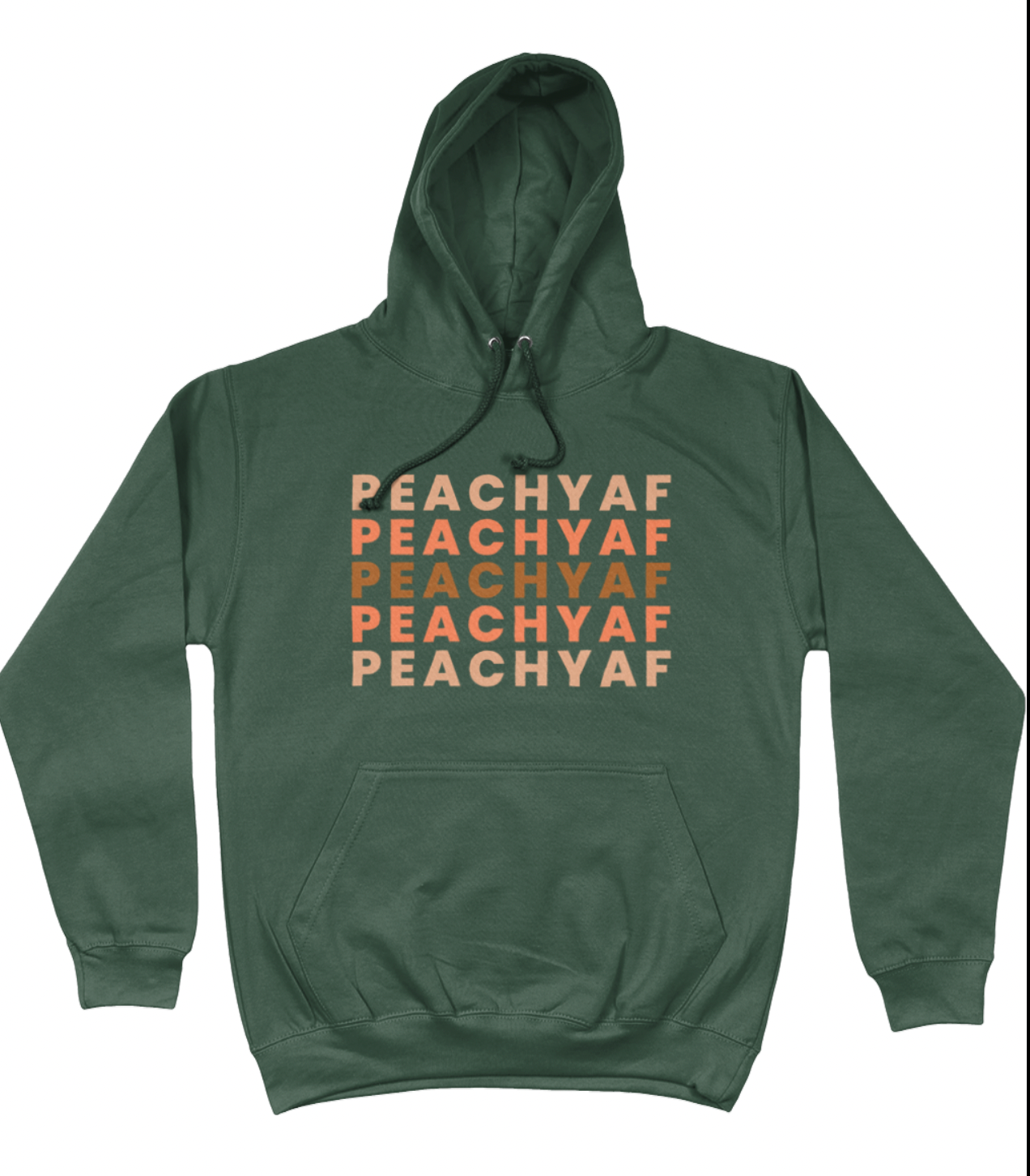 Peachy AF Hoodie - Wear Your Sobriety with Honour
