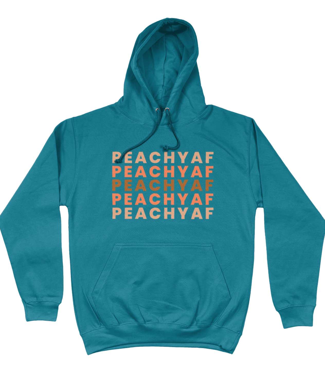 Peachy AF Hoodie - Wear Your Sobriety with Honour