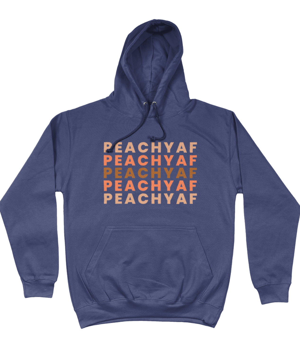 Peachy AF Hoodie - Wear Your Sobriety with Honour