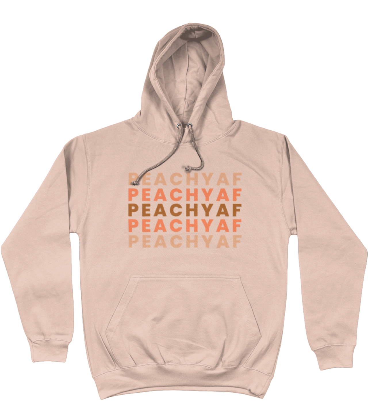 Peachy AF Hoodie - Wear Your Sobriety with Honour