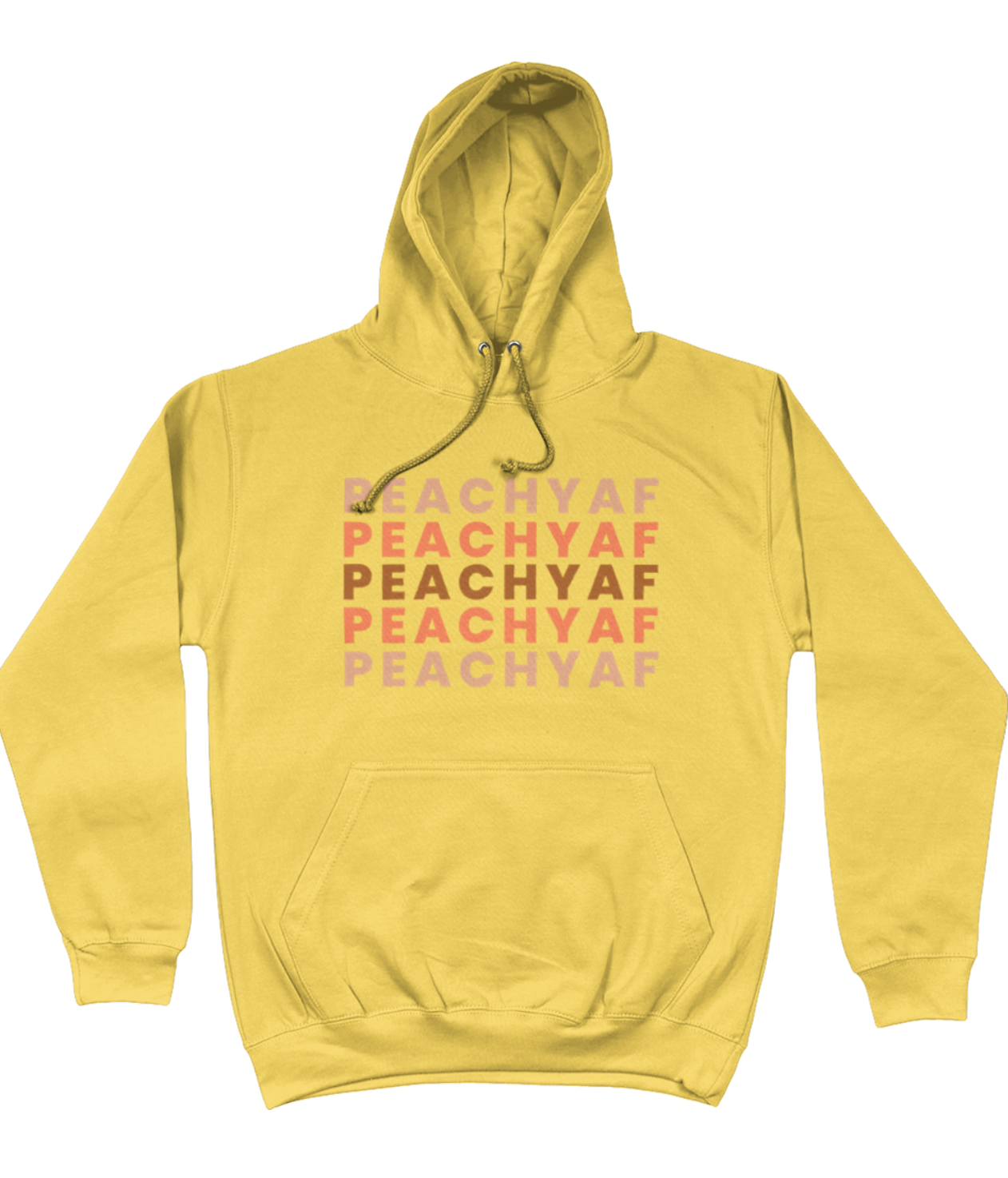 Peachy AF Hoodie - Wear Your Sobriety with Honour