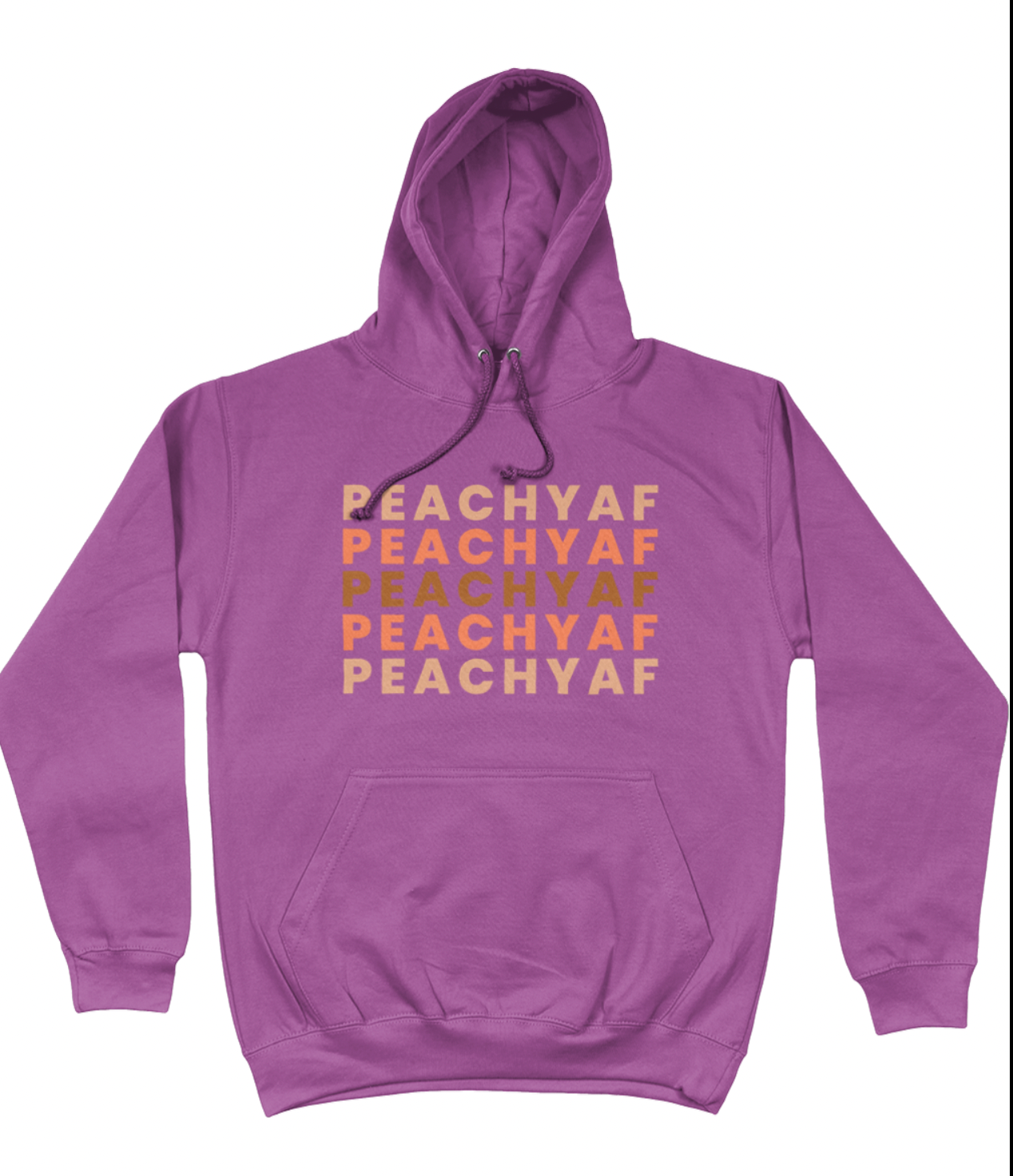 Peachy AF Hoodie - Wear Your Sobriety with Honour