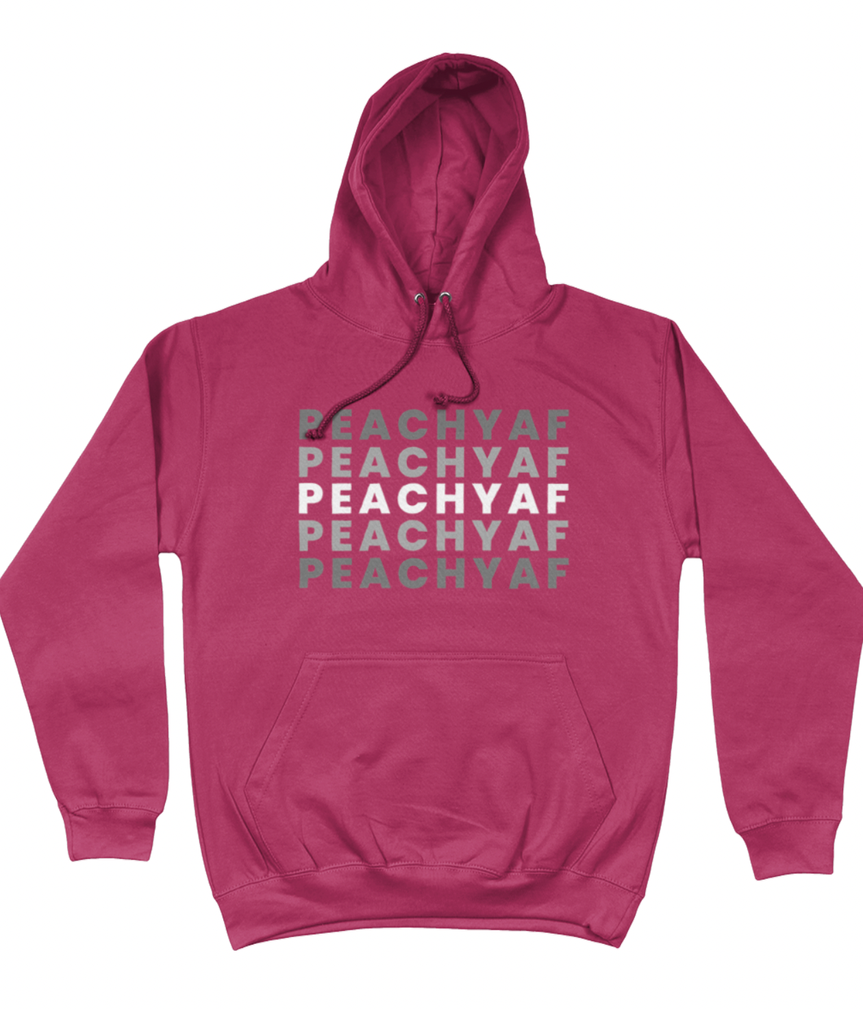 Peachy AF Hoodie - Wear Your Sobriety with Honour