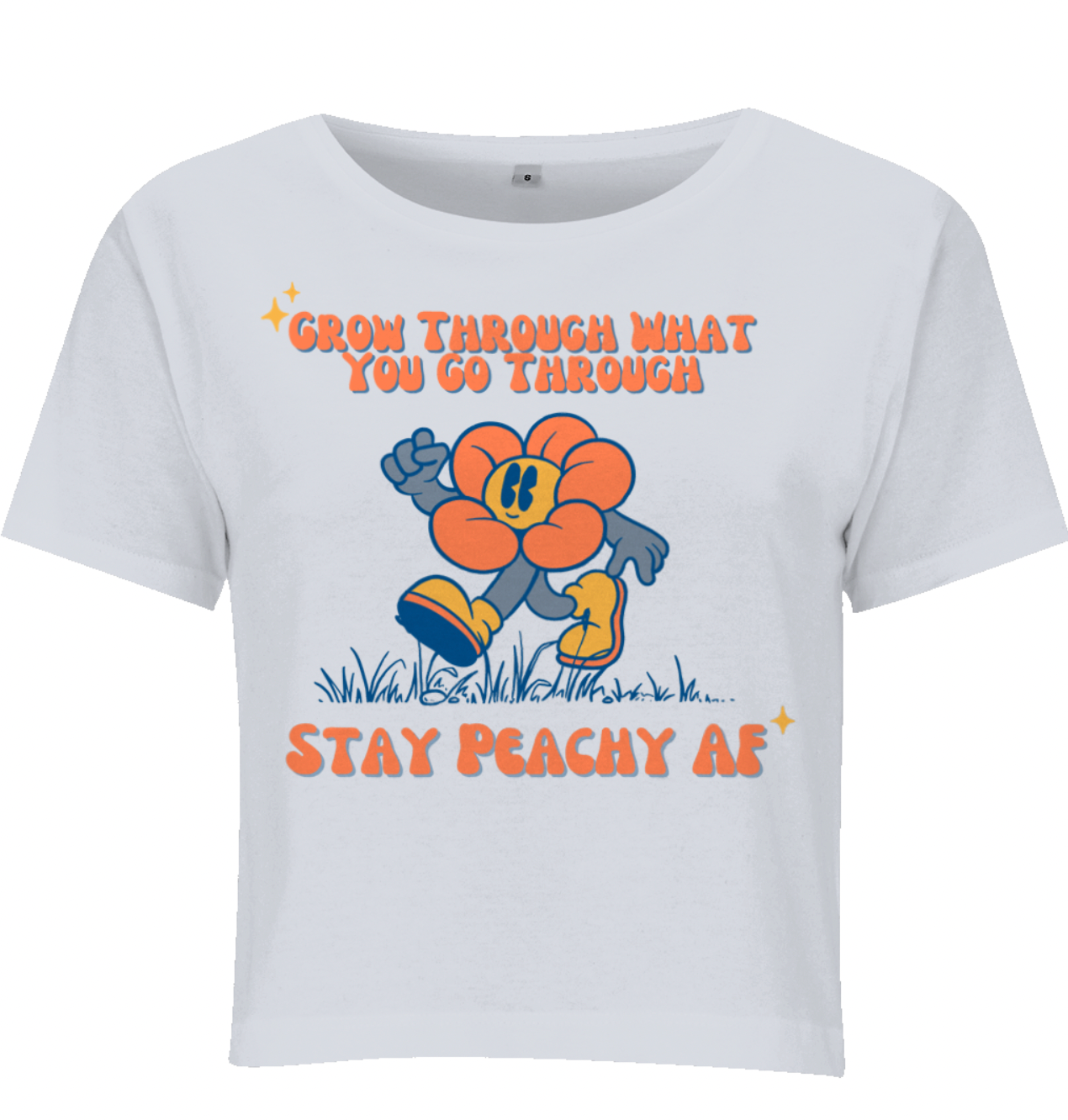 Grow Through What You Go Through Cropped T-shirt