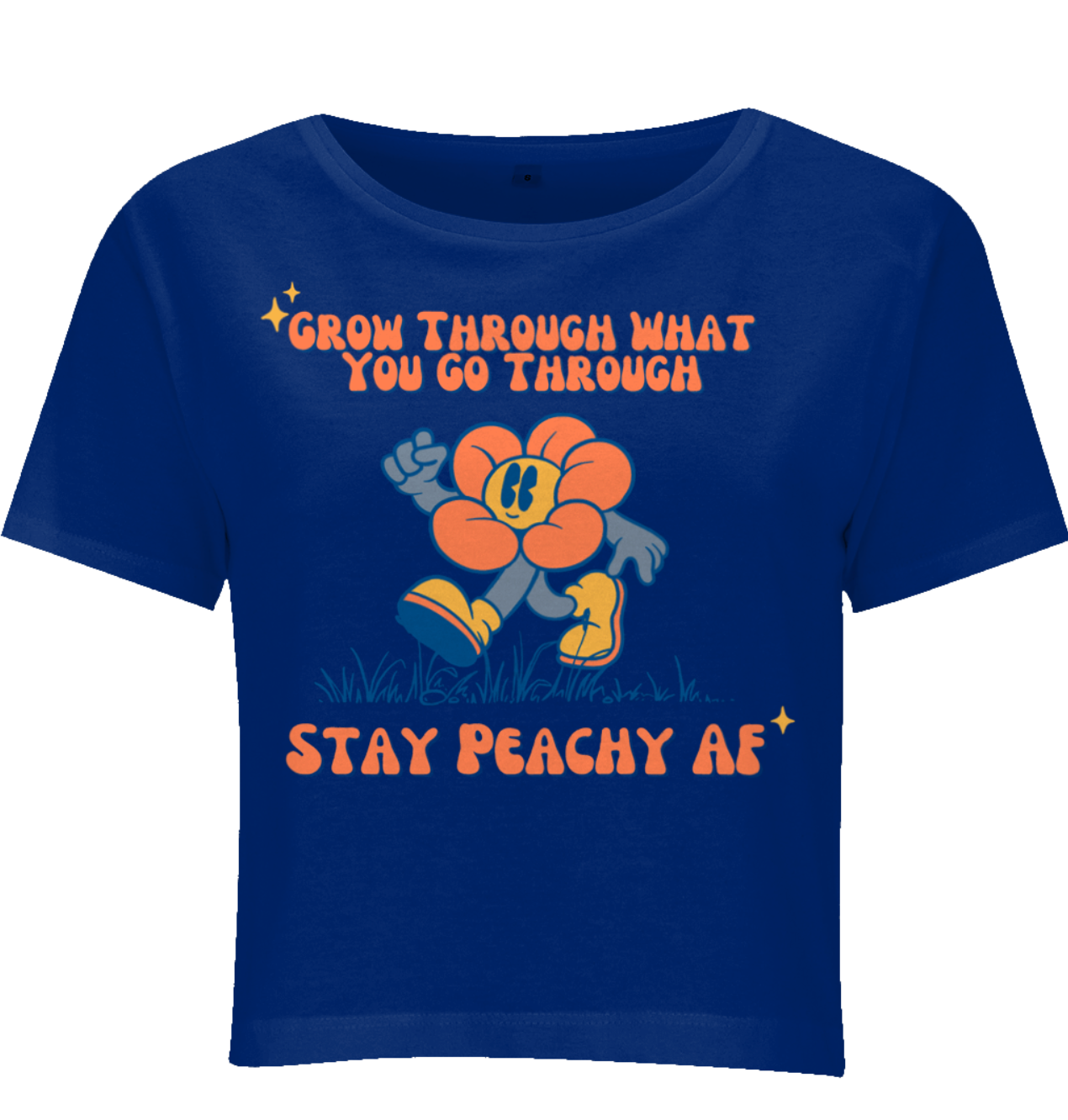 Grow Through What You Go Through Cropped T-shirt