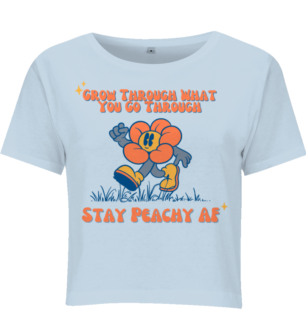 Grow Through What You Go Through Cropped T-shirt