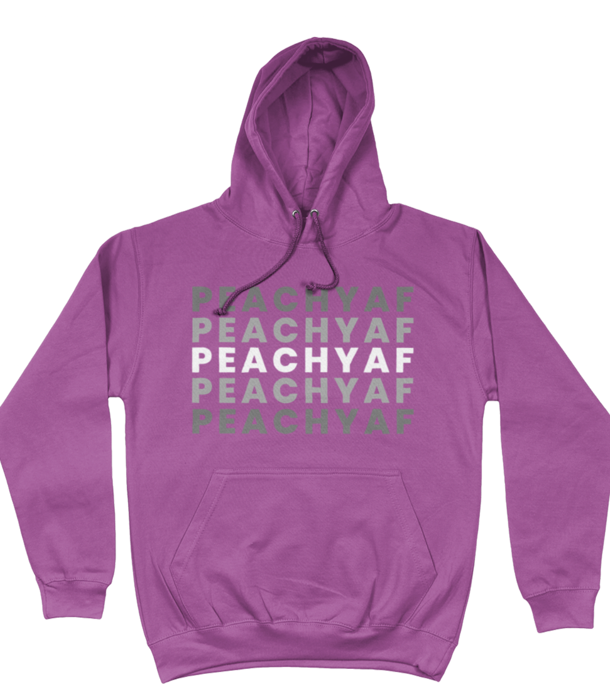 Peachy AF Hoodie - Wear Your Sobriety with Honour
