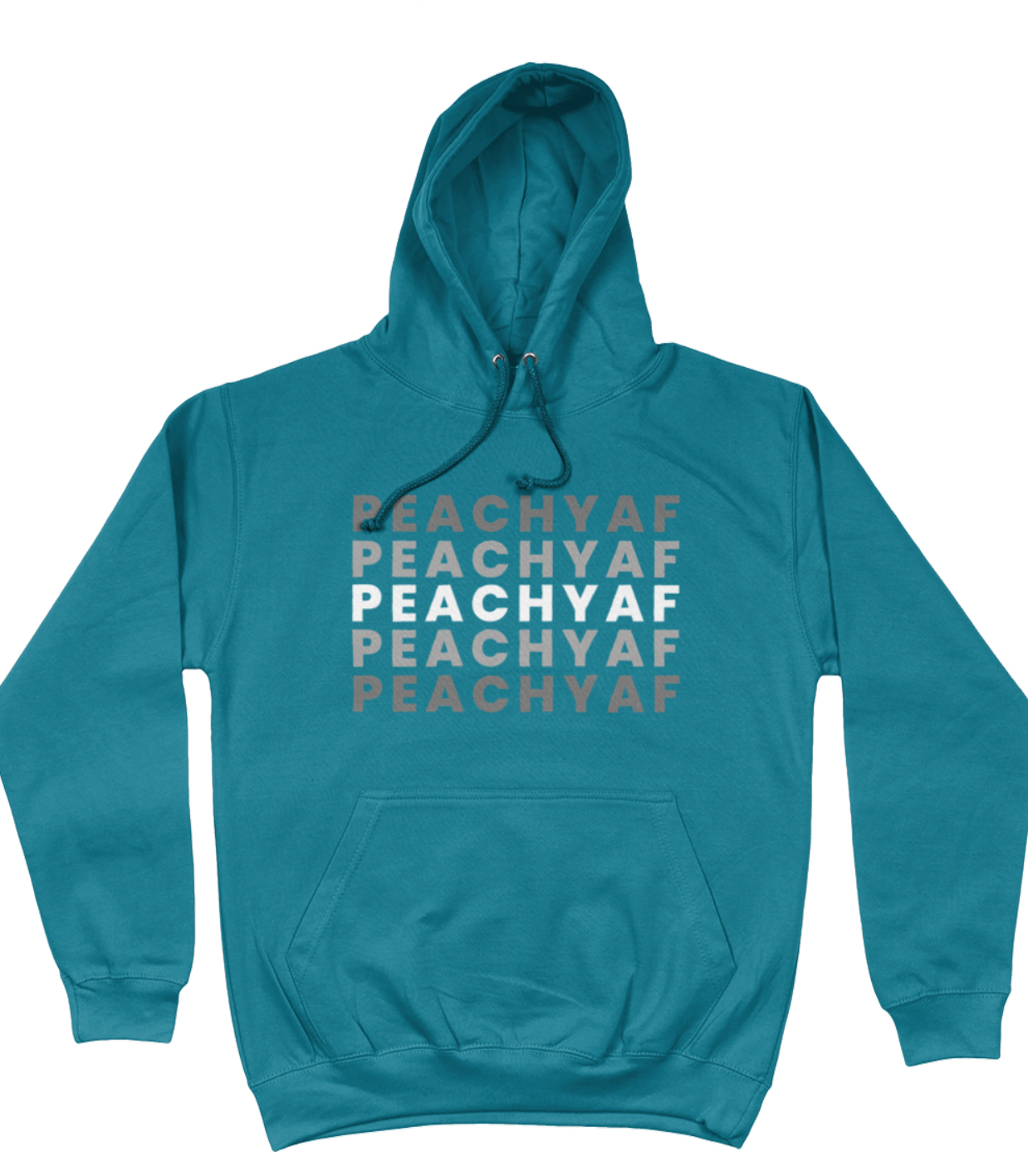 Peachy AF Hoodie - Wear Your Sobriety with Honour
