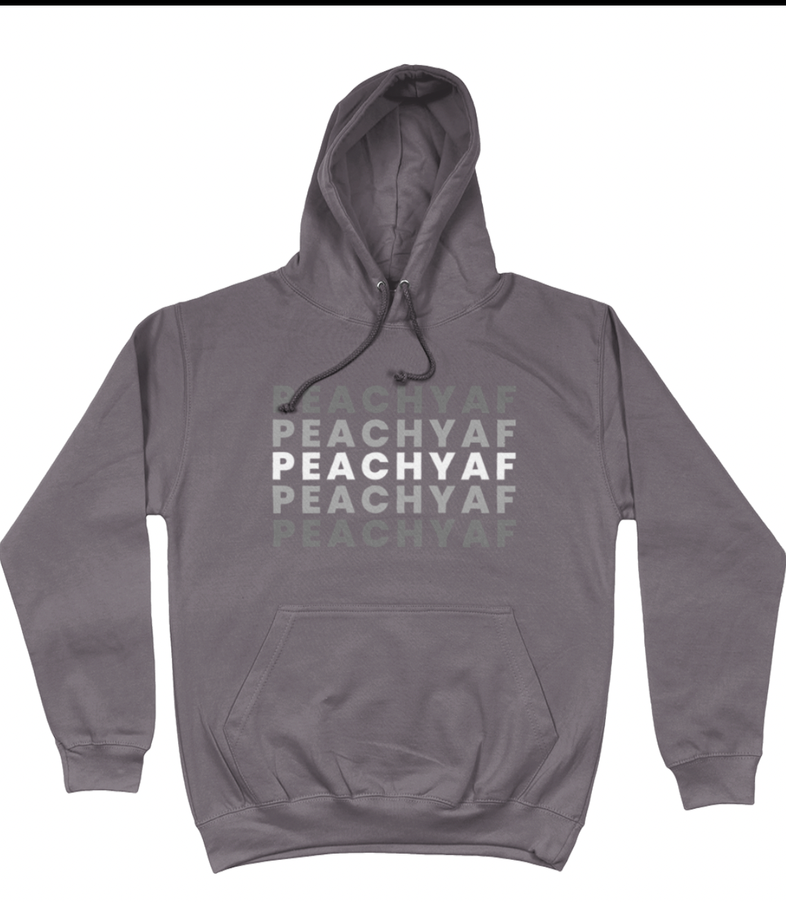 Peachy AF Hoodie - Wear Your Sobriety with Honour