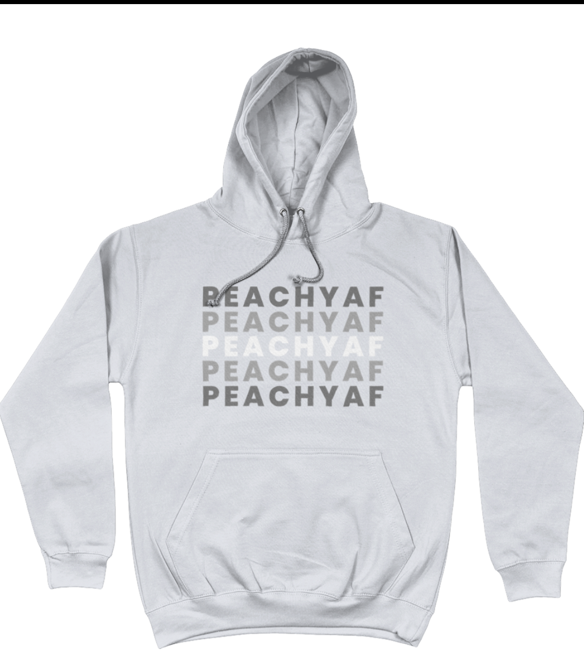 Peachy AF Hoodie - Wear Your Sobriety with Honour